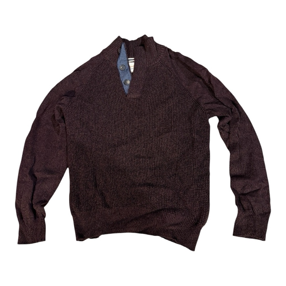 Weatherproof Vintage Cotton Quarter Button Sweater